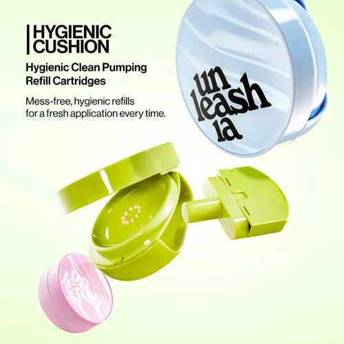 Unleashia Cushion Refill Maquillaje Vegano Cobertura Ligera