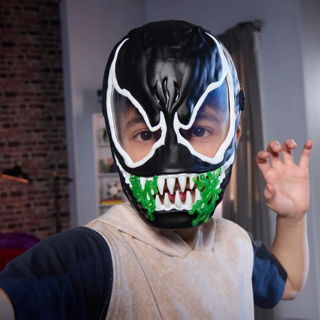 Mascara Venom Marvel Spider Man Brilla En La Oscuridad Niños