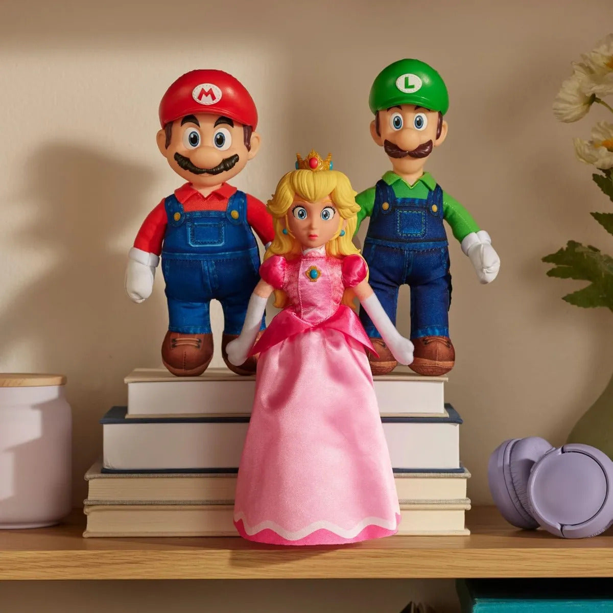 Super Mario Galaxy Muñecos Pack 3 Mario Luigi Peach