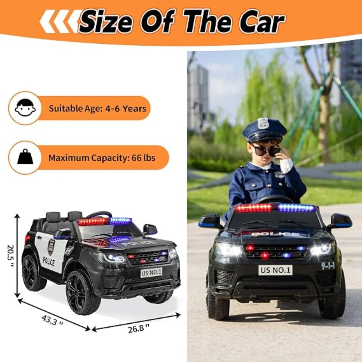Auto Electrico Infantil Tobbi Con Control Remoto Bluetooth