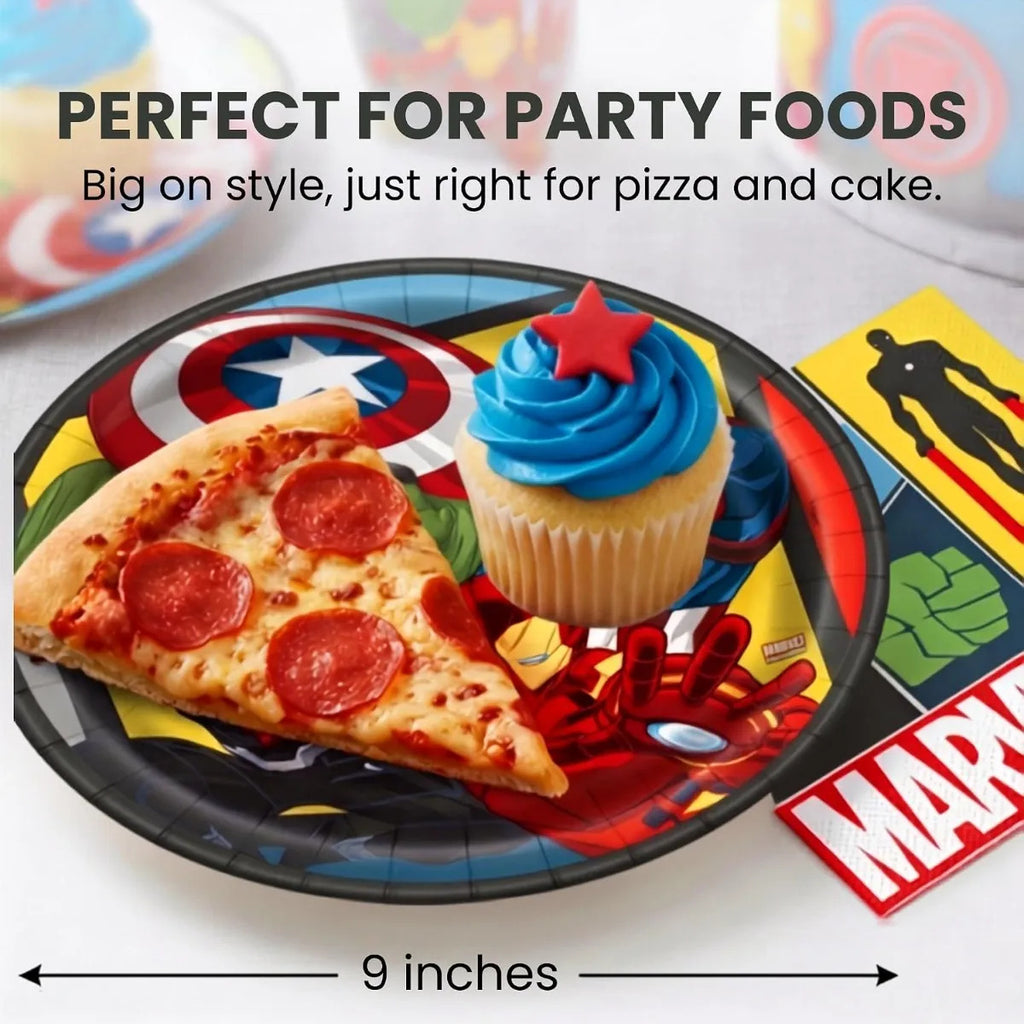 Set Fiesta Cumpleaños Avengers Platos