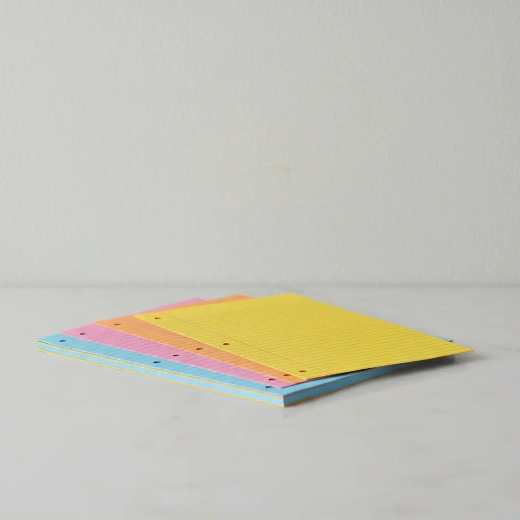 Hojas Astrobrights Tamaño Carta Rayado Colores Surtidos