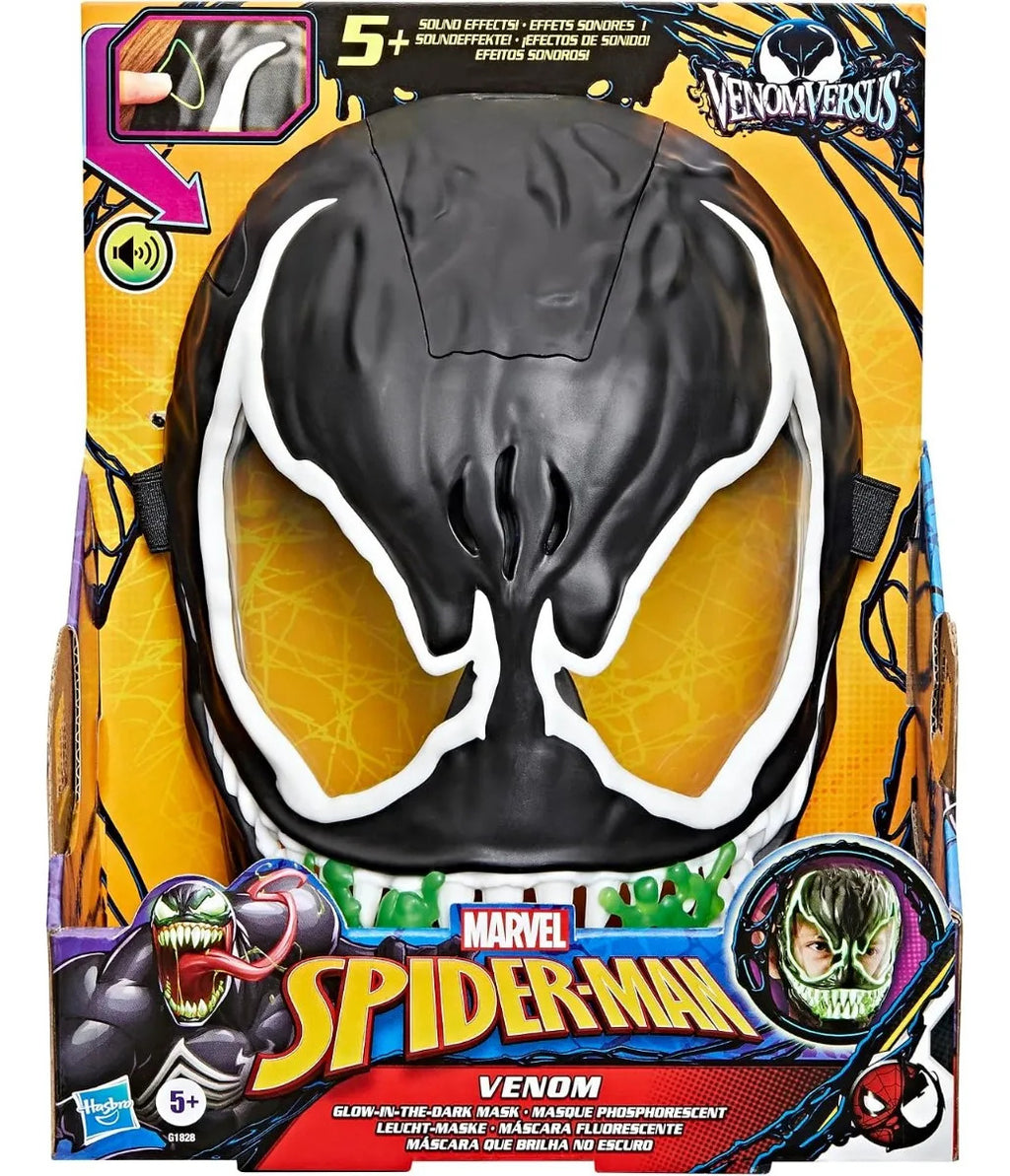 Mascara Venom Marvel Spider Man Brilla En La Oscuridad Niños