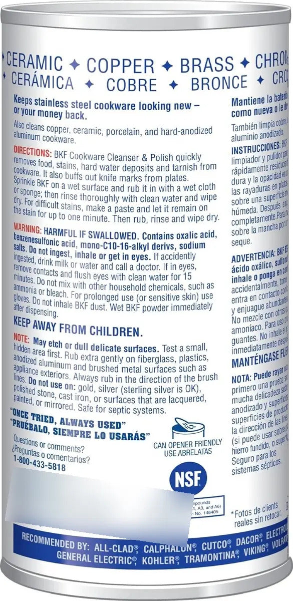 Bar Keepers Friend Limpiador Cocina Multiuso Superior 368g