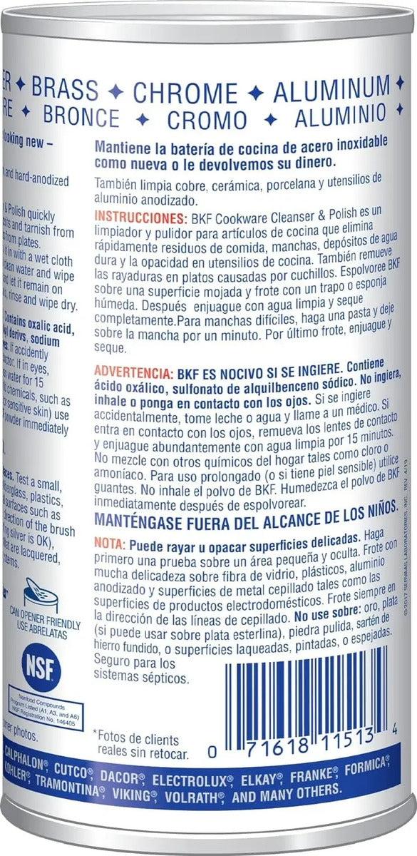 Bar Keepers Friend Limpiador Cocina Multiuso Superior 368g