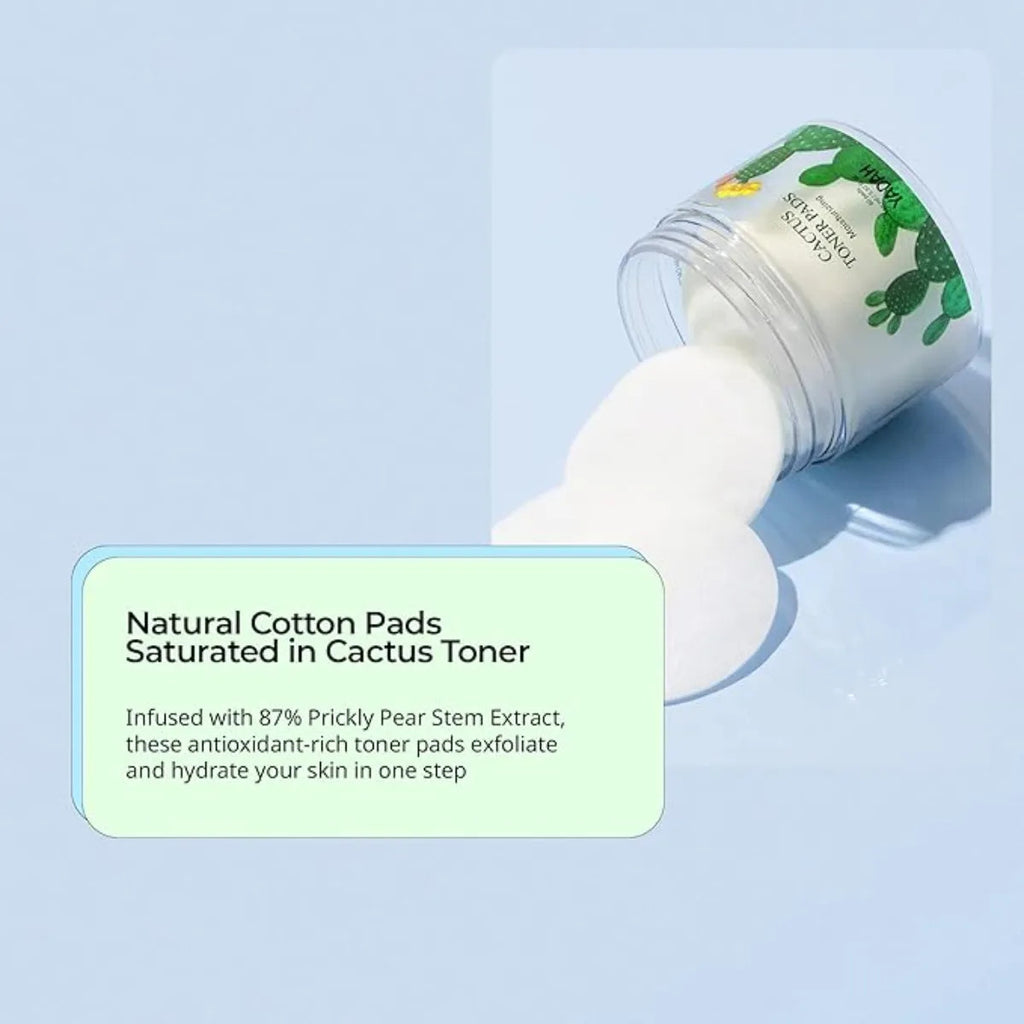 Yadah Toner Pads Cactus Vegano 150ml 60 Piezas