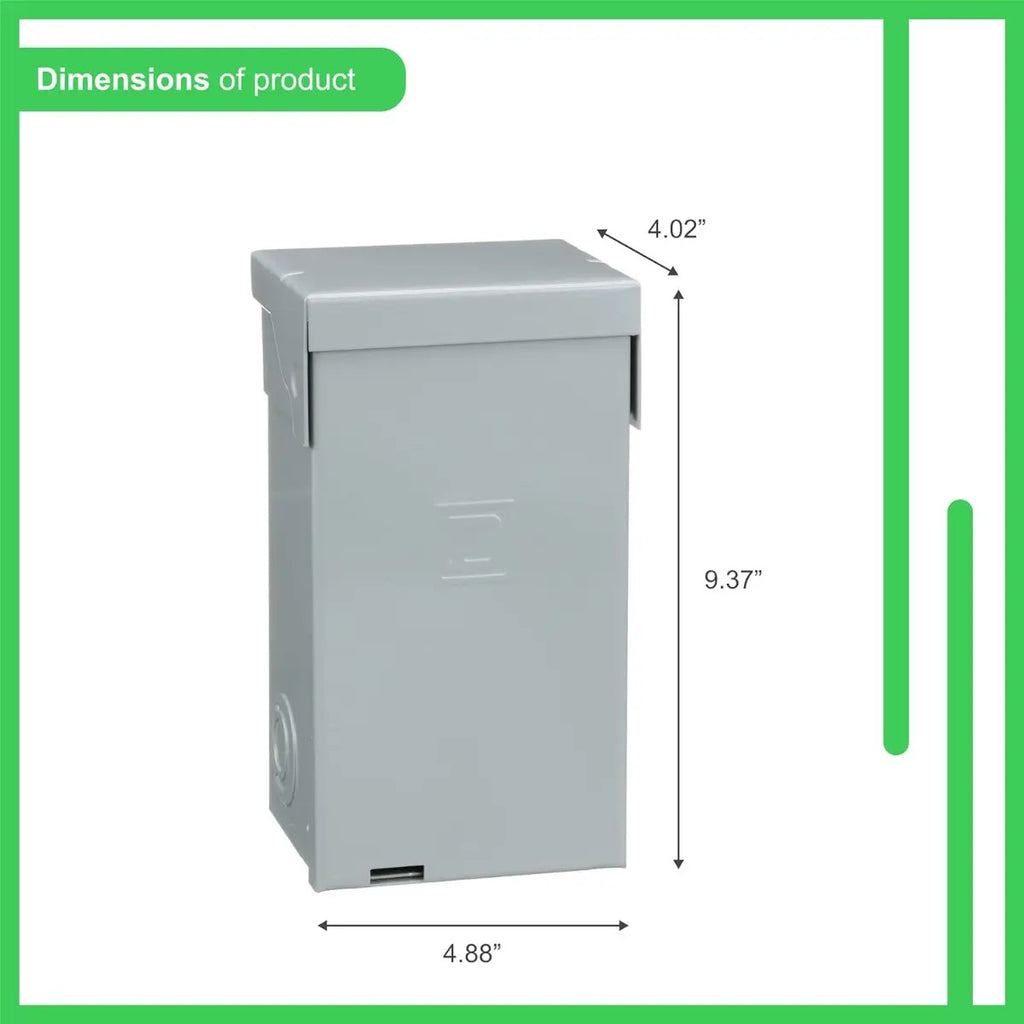 Panel Spa Homeline Square D Home250spa 50a 2 Polos Gris