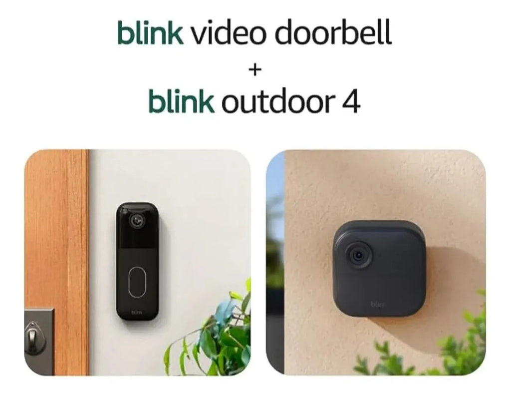 Kit Seguridad Blink Timbre Video Y Camara Outdoor 4 Hd