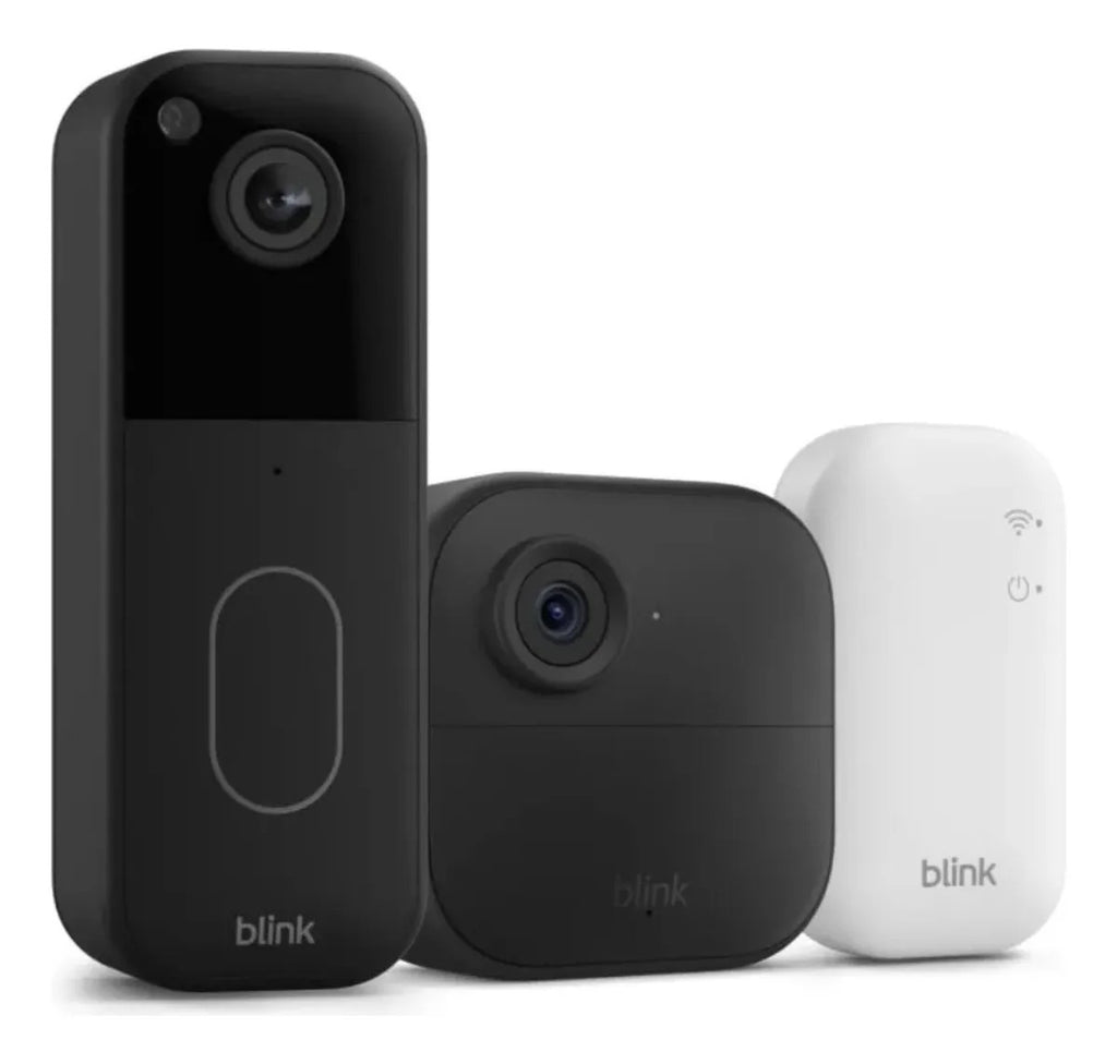 Kit Seguridad Blink Timbre Video Y Camara Outdoor 4 Hd