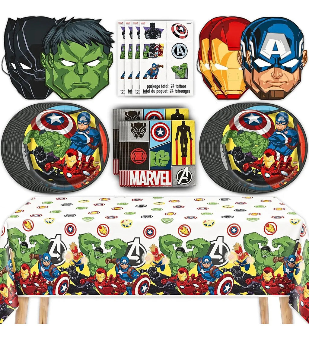 Set Fiesta Cumpleaños Avengers Platos