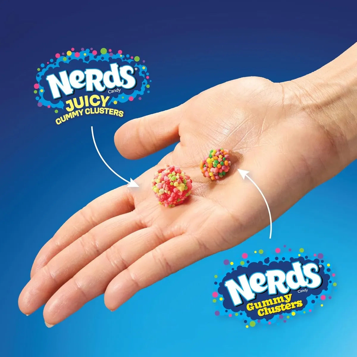 Nerds Gomitas Dulces Gummy Clusters Fresa Punch Bolsa 200g