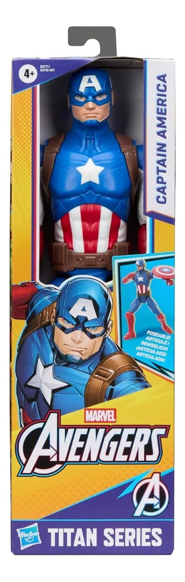 Marvel Avengers Titan Series Capitán América Figura 29cm