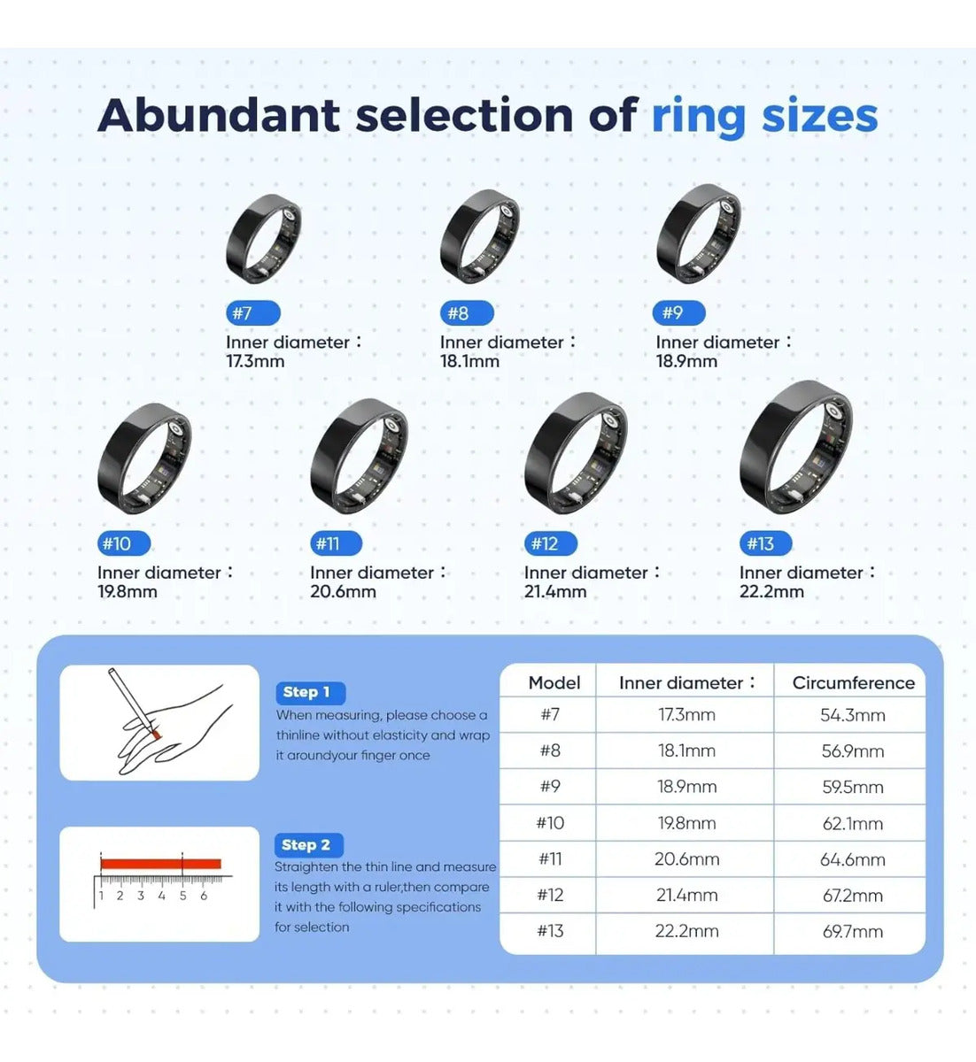 Anillo Inteligente Monitoreo Apnea Sueno Salud Bateria 10d
