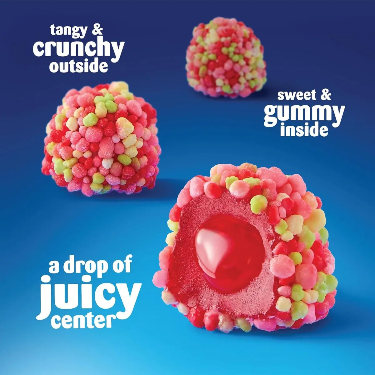 Nerds Gomitas Dulces Gummy Clusters Fresa Punch Bolsa 200g