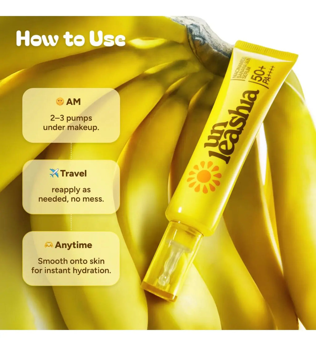 Serum Solar Unleashia Niacinamide Banana Spf Hidratante