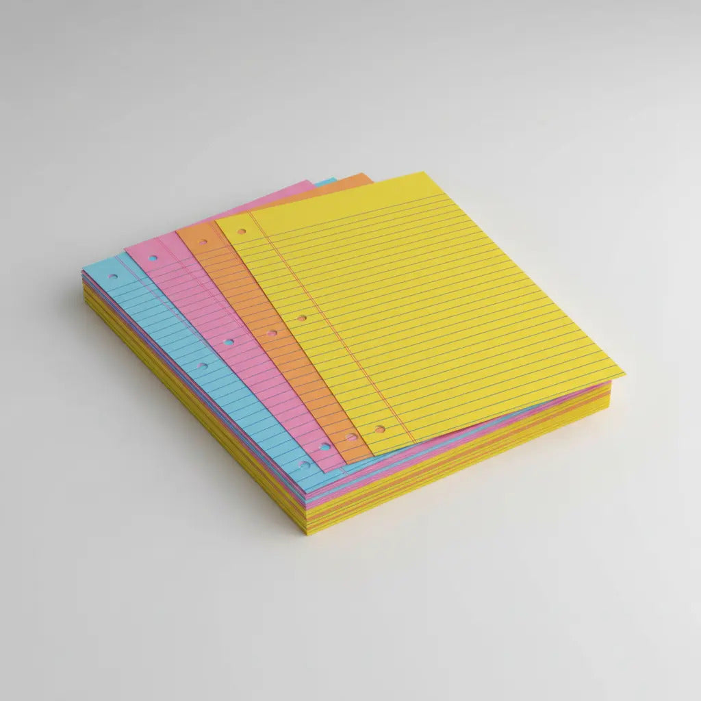 Hojas Astrobrights Tamaño Carta Rayado Colores Surtidos