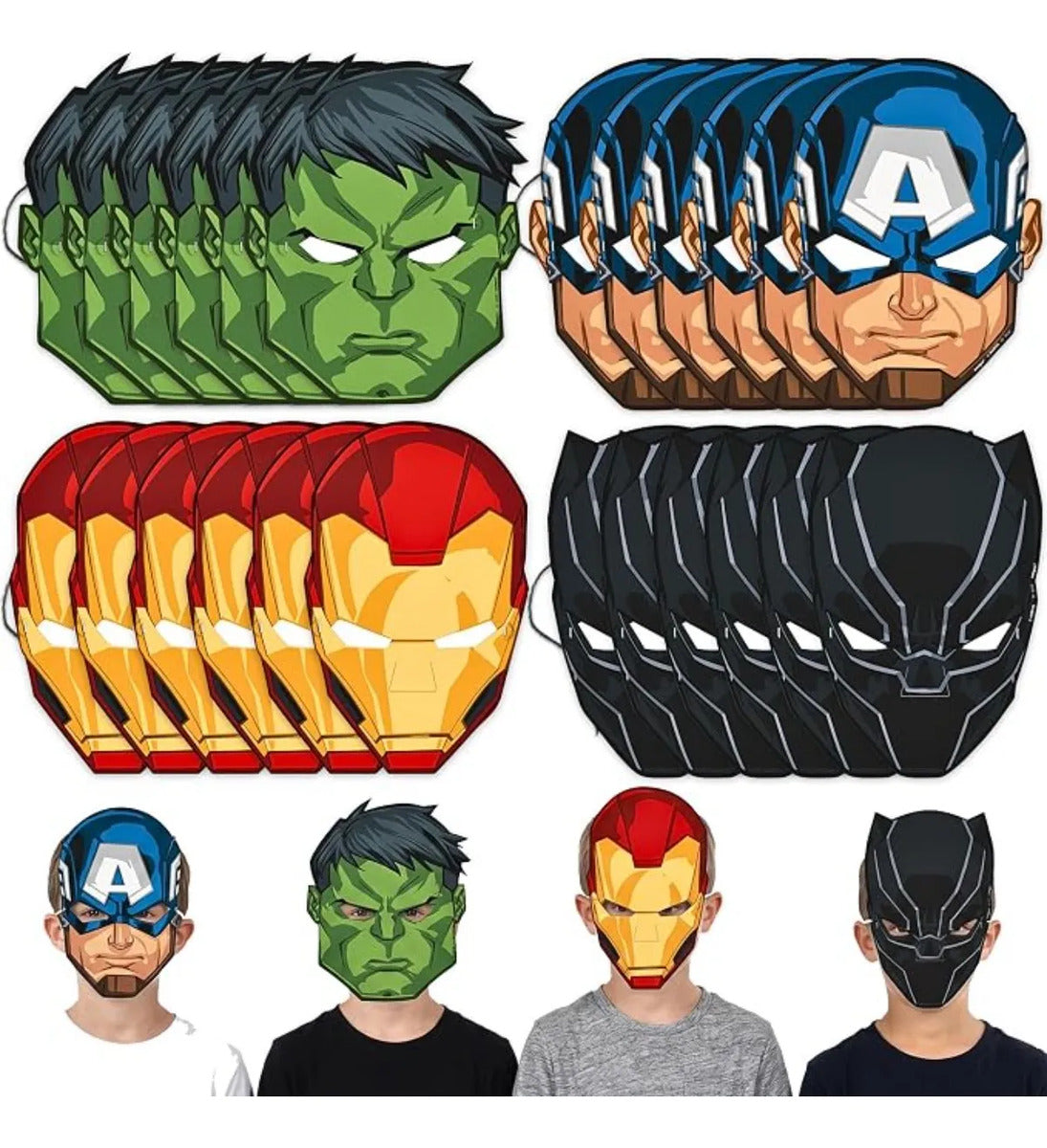 Decoracion Y Recuerdos Fiesta Cumpleanos Marvel 24 Pzs